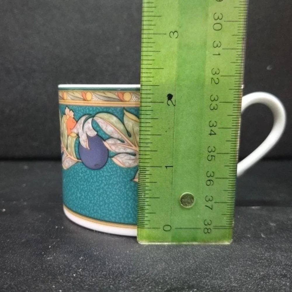 Noritake Brandywine Teacup & Saucer, Vintage Impromptu Collection Tableware‎